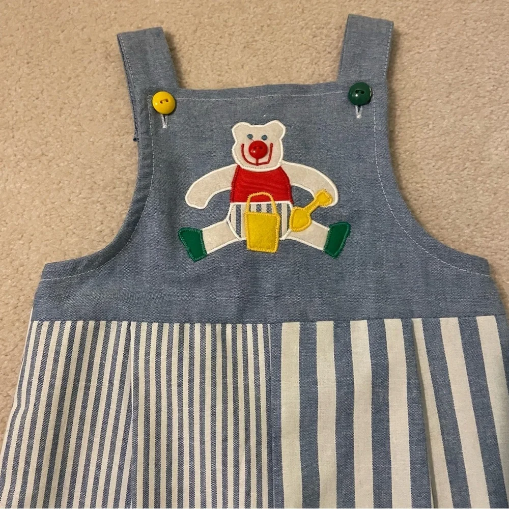 Vintage Ruth Scharf bibs- 2T NWOT(tiny defect)